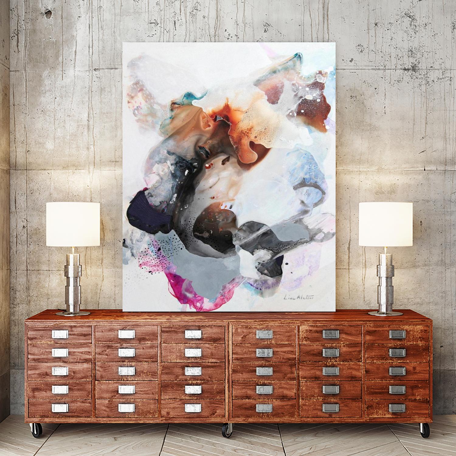 Without Intentions by Lina Alattar on GIANT ART - multicolor abstracts; contemporary