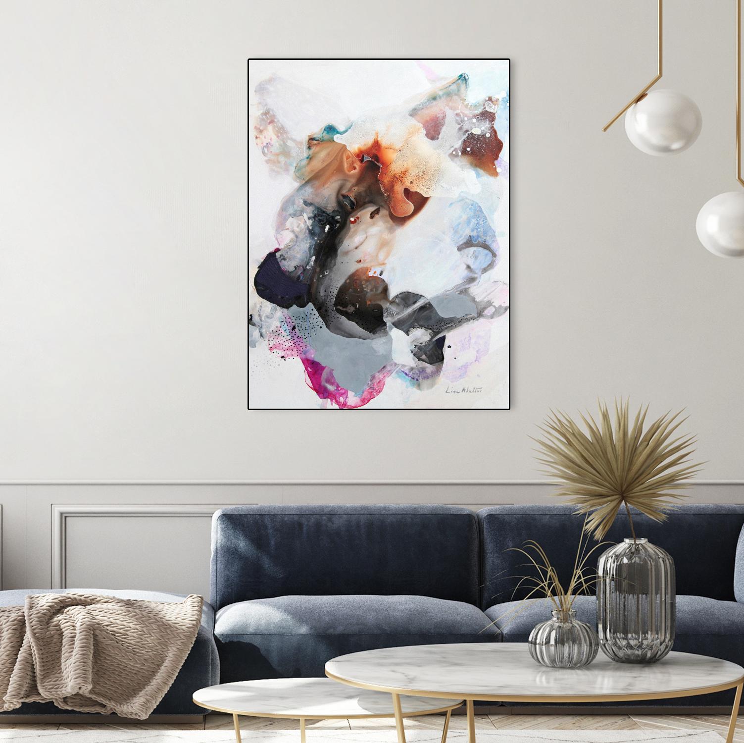 Without Intentions by Lina Alattar on GIANT ART - multicolor abstracts; contemporary