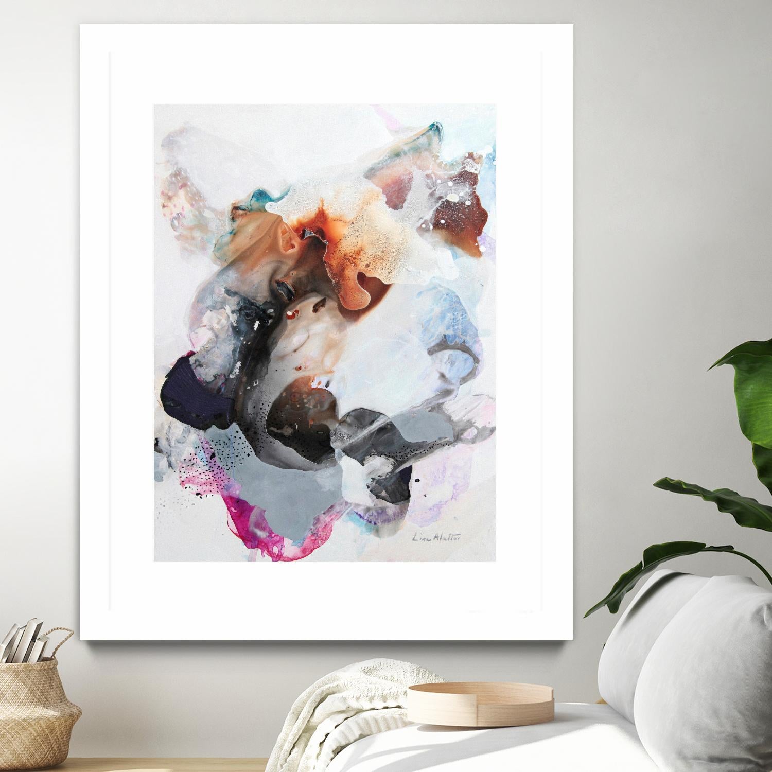 Without Intentions by Lina Alattar on GIANT ART - multicolor abstracts; contemporary