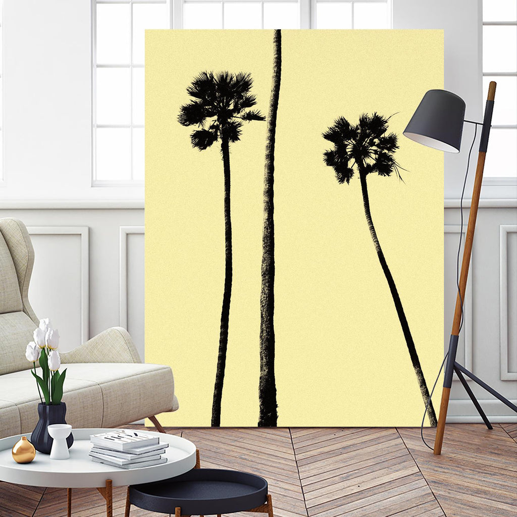 Palm Trees 2000 (Yellow) by Erik Asla on GIANT ART - multicolor photography; contemporary