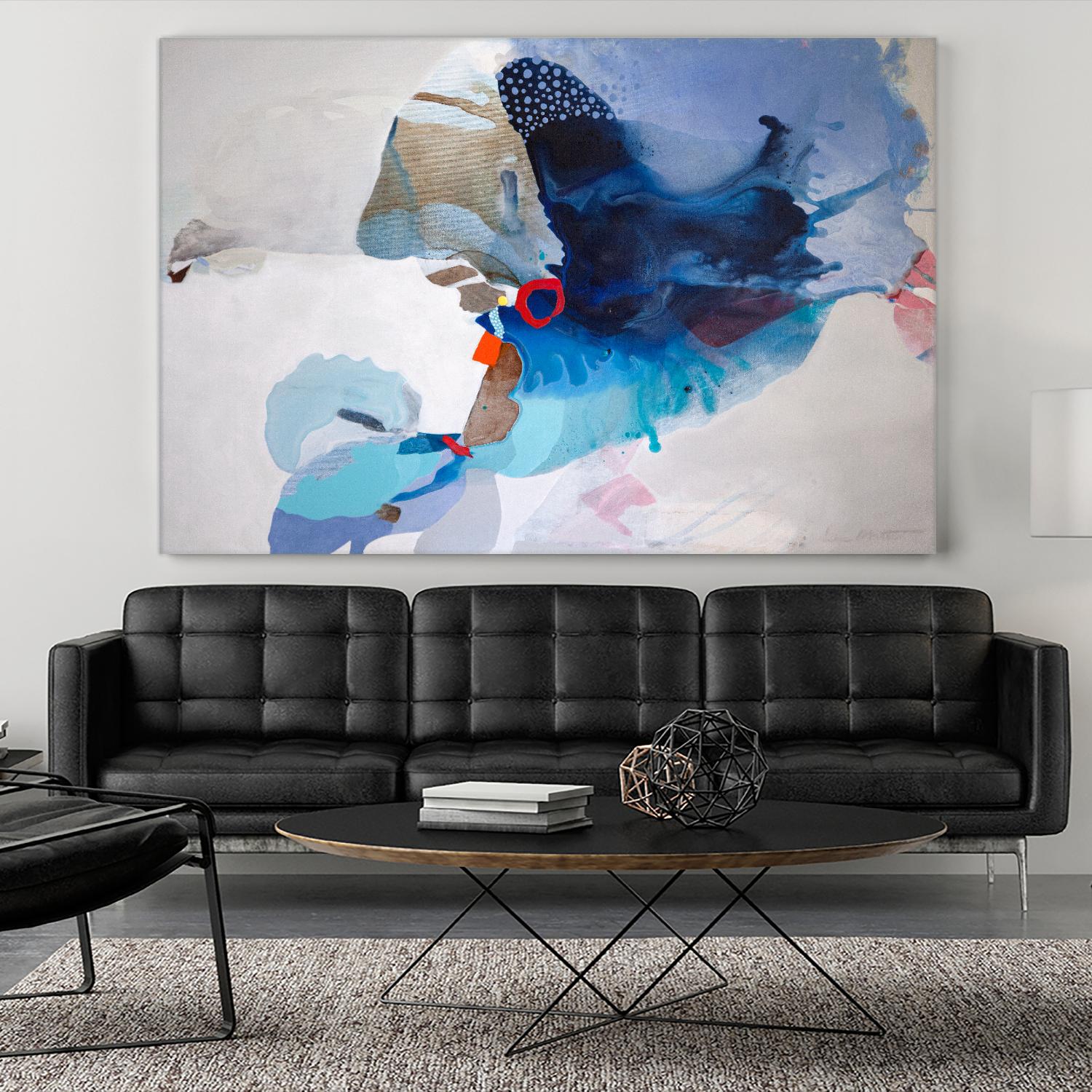 Ocean Tides by Lina Alattar on GIANT ART - multicolor abstracts, contemporary