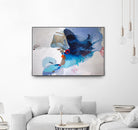 Ocean Tides by Lina Alattar on GIANT ART - multicolor abstracts, contemporary