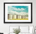 All in a Row by Annie Bailey Art on GIANT ART - white,blue landscapes, photography, farms