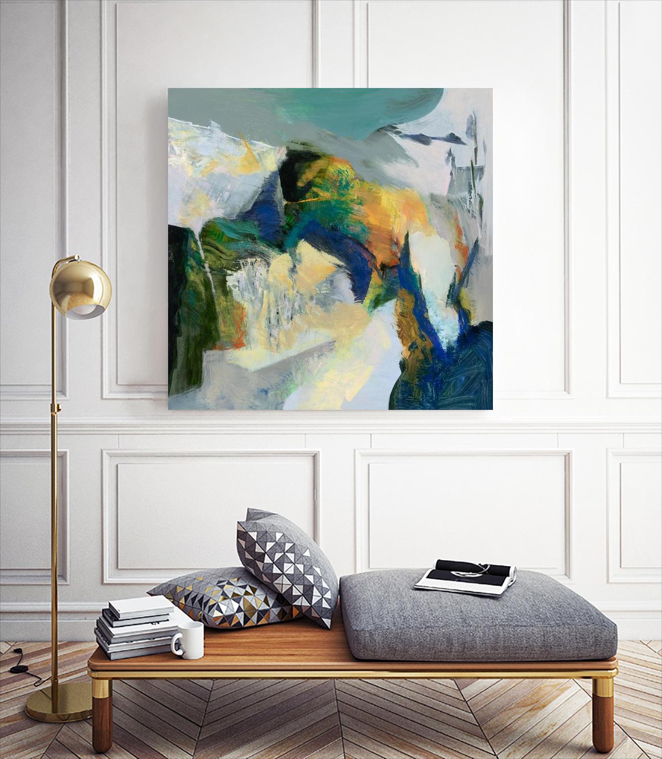 Iceberg by Emilia Arana on GIANT ART - multicolor abstracts, contemporary