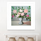 Spring Florals 1 by Marisa Anon on GIANT ART - pink,green floral,still life
