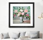 Spring Florals 1 by Marisa Anon on GIANT ART - pink,green floral,still life