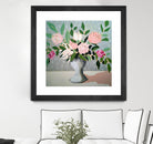 Spring Florals 1 by Marisa Anon on GIANT ART - pink,green floral,still life
