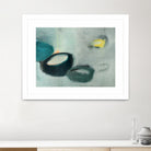 Emptiness by Sidsel Brix on GIANT ART - green,yellow abstracts, contemporary