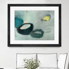 Emptiness by Sidsel Brix on GIANT ART - green,yellow abstracts, contemporary