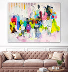 Lost in Oklahoma by Cynthia Anne Brown on GIANT ART - pink,yellow abstracts, contemporary