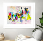 Lost in Oklahoma by Cynthia Anne Brown on GIANT ART - pink,yellow abstracts, contemporary