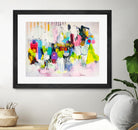 Lost in Oklahoma by Cynthia Anne Brown on GIANT ART - pink,yellow abstracts, contemporary