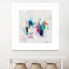 Possibilities of the Heart by Cynthia Anne Brown on GIANT ART - pink,blue abstracts, contemporary
