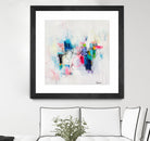 Possibilities of the Heart by Cynthia Anne Brown on GIANT ART - pink,blue abstracts, contemporary