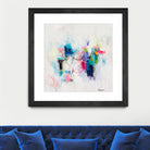 Possibilities of the Heart by Cynthia Anne Brown on GIANT ART - pink,blue abstracts, contemporary