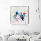 Possibilities of the Heart by Cynthia Anne Brown on GIANT ART - pink,blue abstracts, contemporary