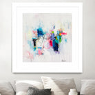 Possibilities of the Heart by Cynthia Anne Brown on GIANT ART - pink,blue abstracts, contemporary