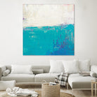 Aqua White by Don Bishop on GIANT ART - white abstract
