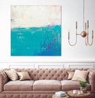 Aqua White by Don Bishop on GIANT ART - white abstract