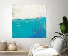 Aqua White by Don Bishop on GIANT ART - white abstract