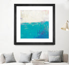 Aqua White by Don Bishop on GIANT ART - white abstract