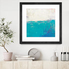 Aqua White by Don Bishop on GIANT ART - white abstract