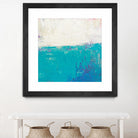 Aqua White by Don Bishop on GIANT ART - white abstract