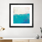 Aqua White by Don Bishop on GIANT ART - white abstract
