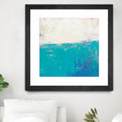 Aqua White by Don Bishop on GIANT ART - white abstract