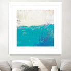 Aqua White by Don Bishop on GIANT ART - white abstract