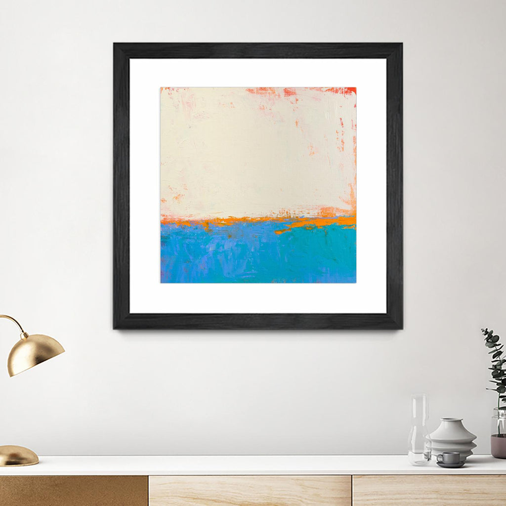 Calm seas by Don Bishop on GIANT ART - beige abstract