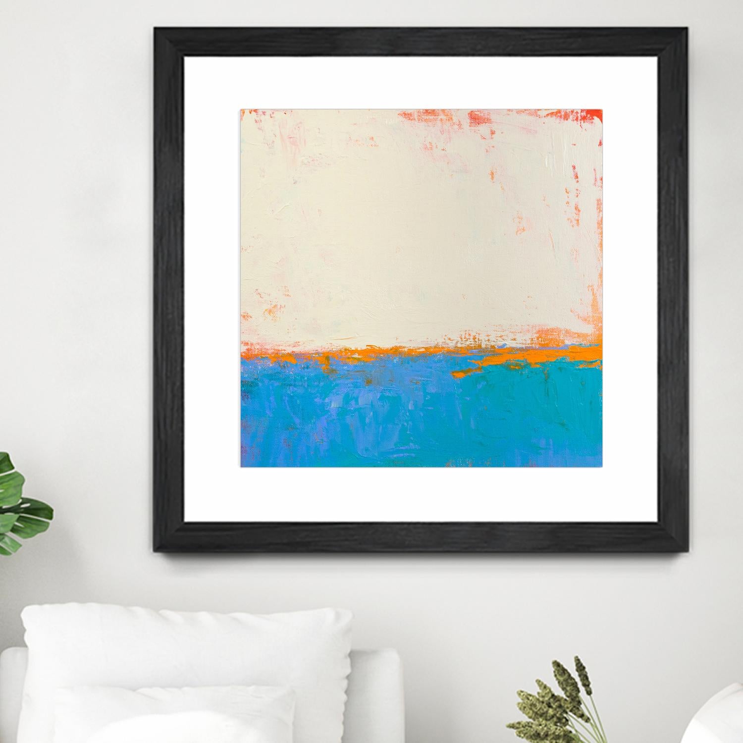 Calm seas by Don Bishop on GIANT ART - beige abstract