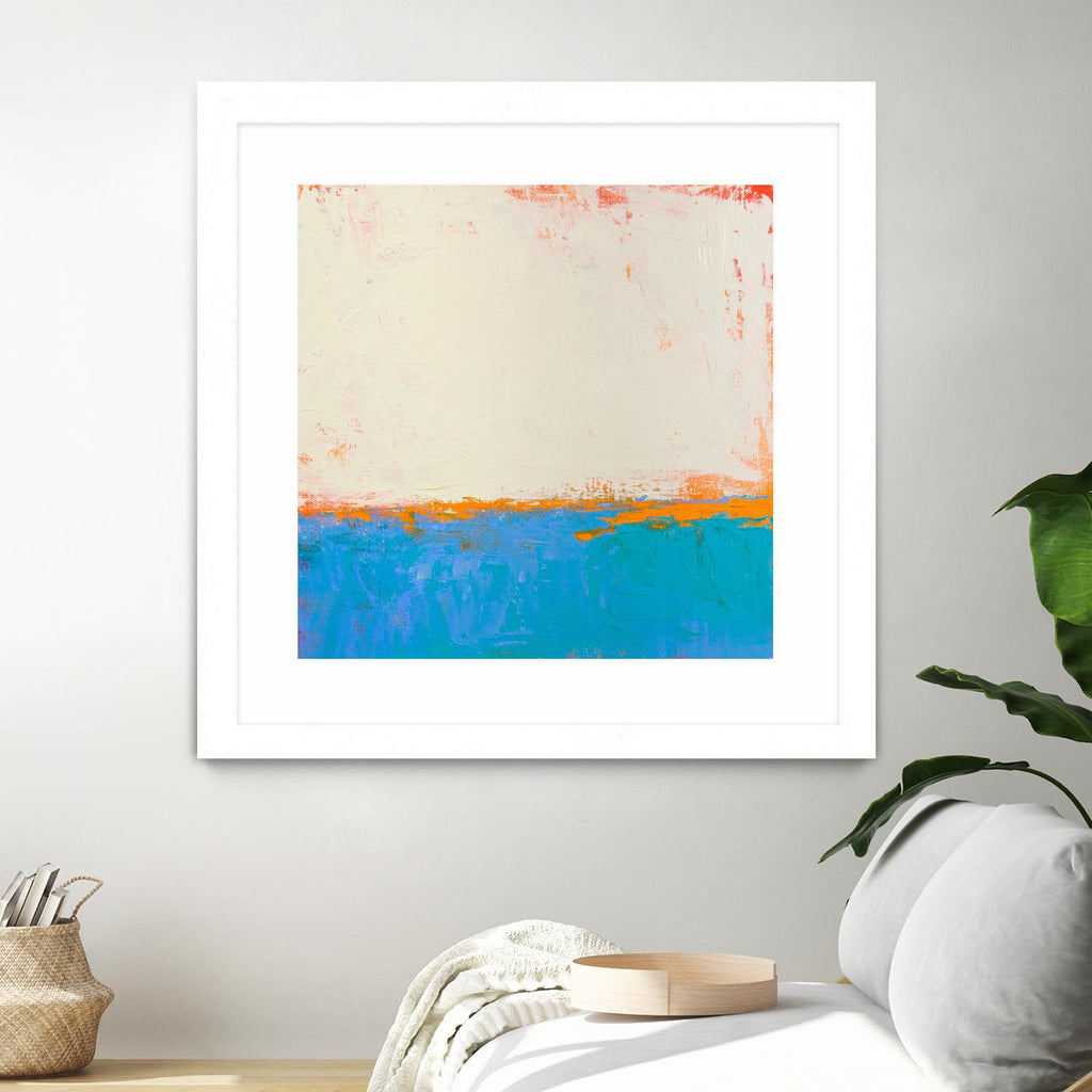 Calm seas by Don Bishop on GIANT ART - beige abstract
