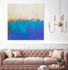 Orange Spark by Don Bishop on GIANT ART - beige abstract