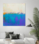 Orange Spark by Don Bishop on GIANT ART - beige abstract
