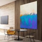 Orange Spark by Don Bishop on GIANT ART - beige abstract