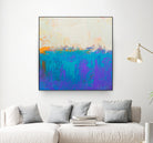 Orange Spark by Don Bishop on GIANT ART - beige abstract