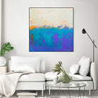 Orange Spark by Don Bishop on GIANT ART - beige abstract