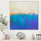 Orange Spark by Don Bishop on GIANT ART - beige abstract