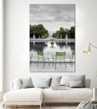 Tuileries Fountain #1 by Alan Blaustein on GIANT ART - multicolor photography; landscapes; people/places