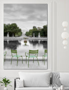 Tuileries Fountain #1 by Alan Blaustein on GIANT ART - multicolor photography; landscapes; people/places