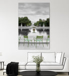 Tuileries Fountain #1 by Alan Blaustein on GIANT ART - multicolor photography; landscapes; people/places