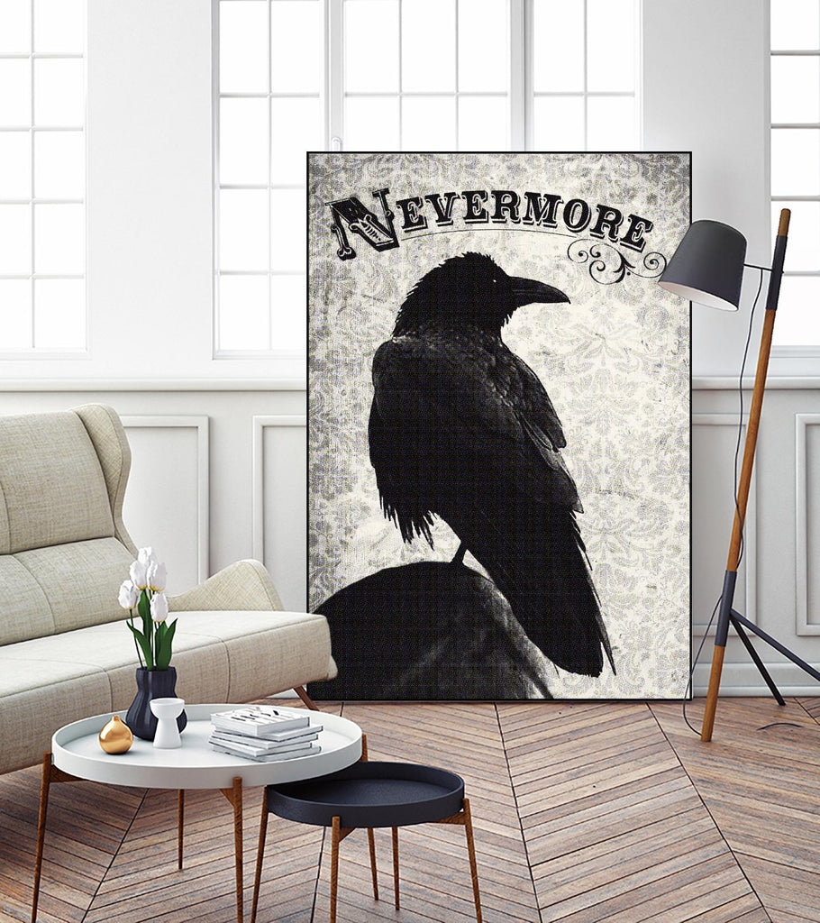 Nevermore by Michael Buxton on GIANT ART - multicolor urban/pop surrealism; contemporary; animals