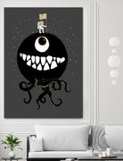 Space Oddity by Michael Buxton on GIANT ART - multicolor urban/pop surrealism; contemporary