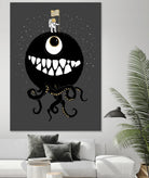 Space Oddity by Michael Buxton on GIANT ART - multicolor urban/pop surrealism; contemporary