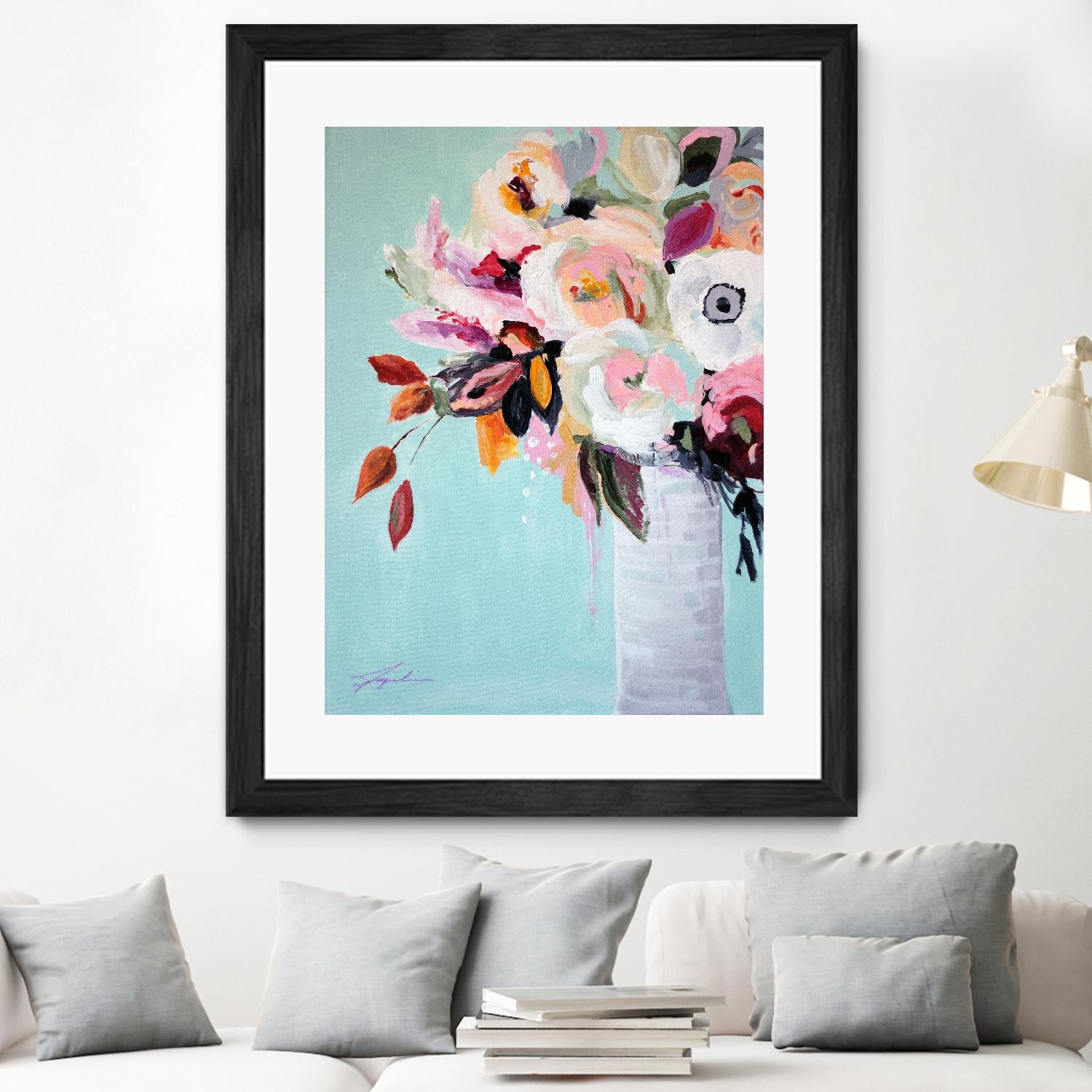 Fall Into Summer by Jacqueline Brewer on GIANT ART - multicolor floral/still life; contemporary