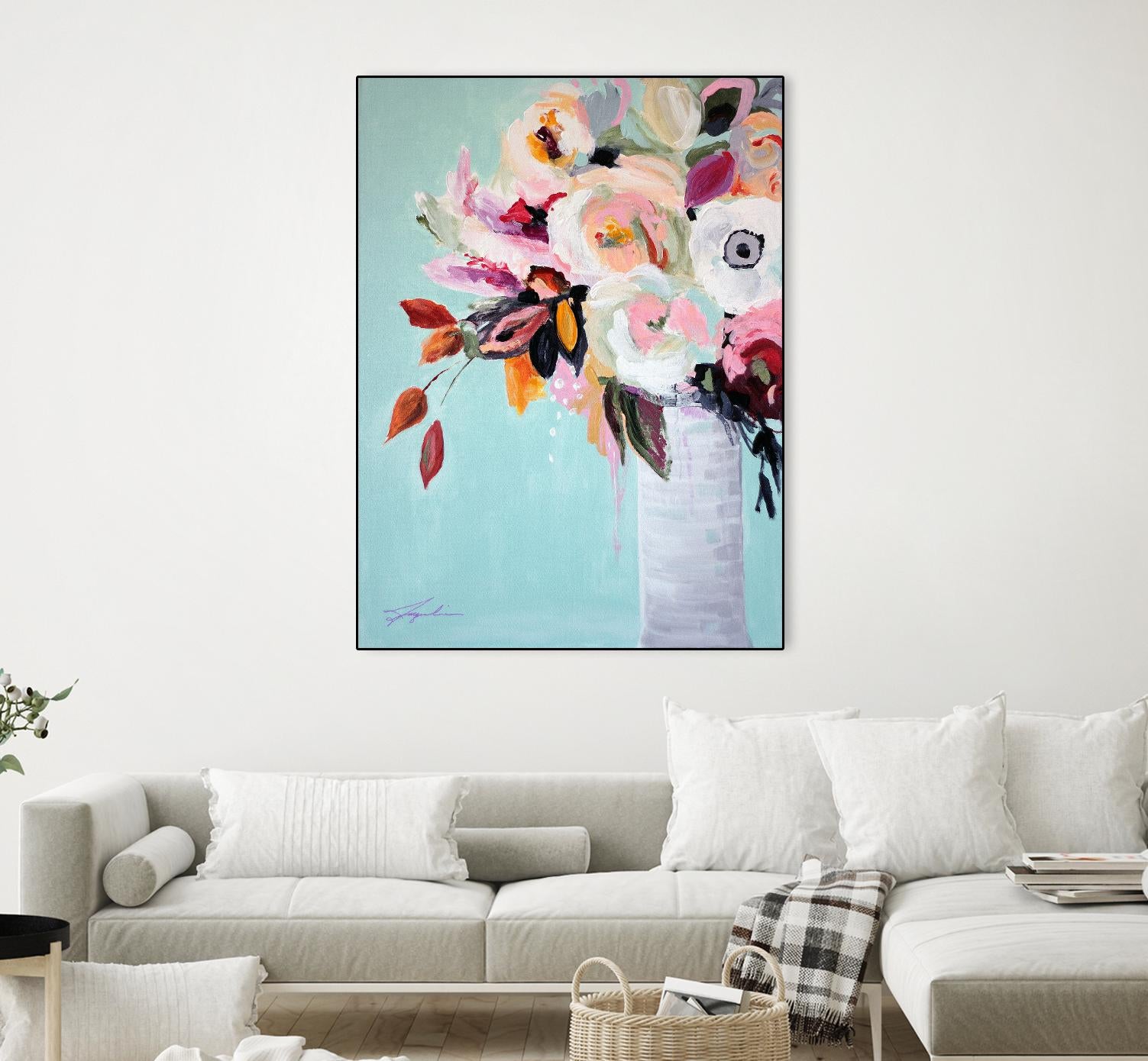 Fall Into Summer by Jacqueline Brewer on GIANT ART - multicolor floral/still life; contemporary