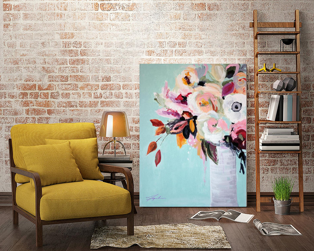 Fall Into Summer by Jacqueline Brewer on GIANT ART - multicolor floral/still life; contemporary