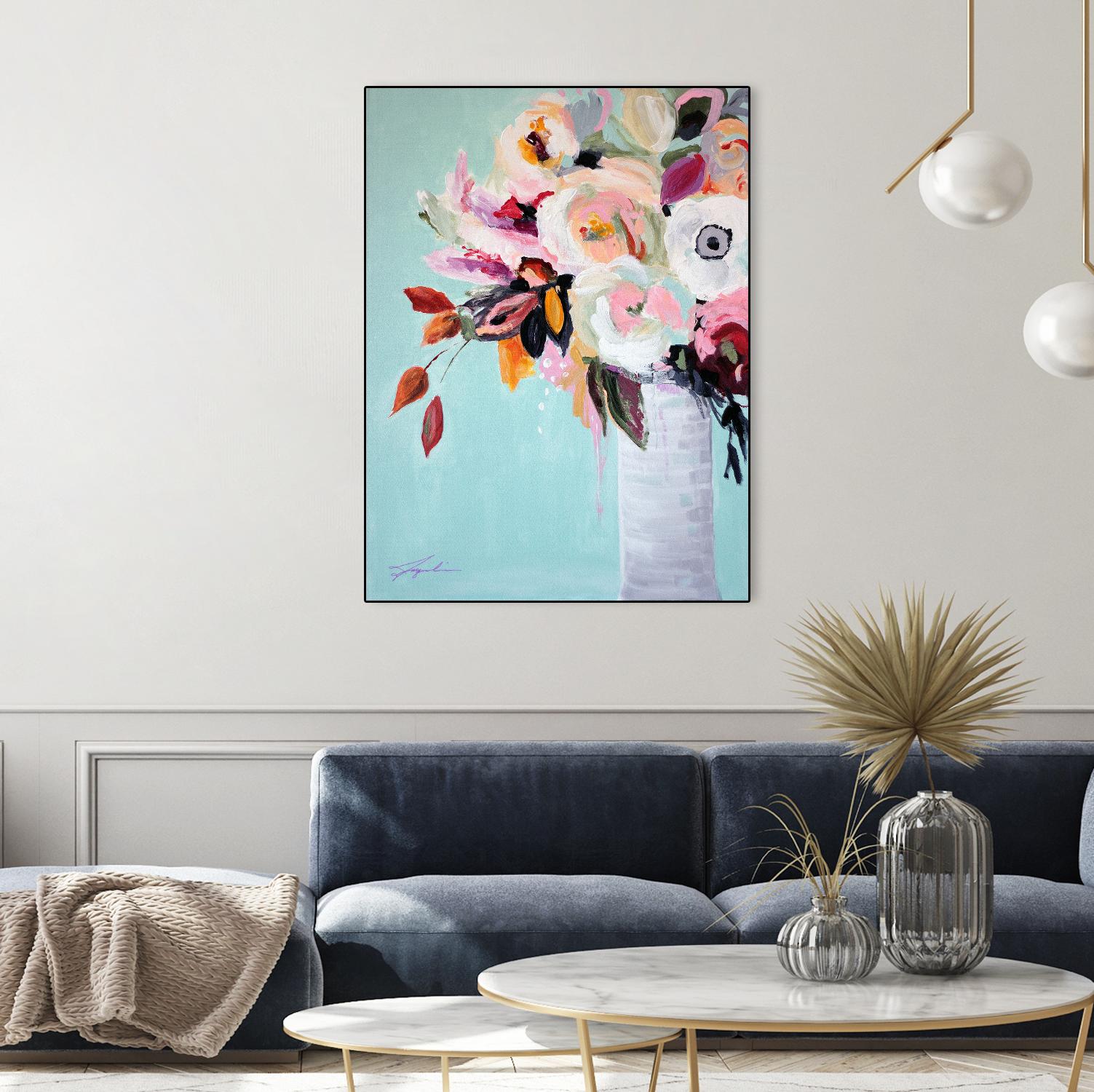 Fall Into Summer by Jacqueline Brewer on GIANT ART - multicolor floral/still life; contemporary