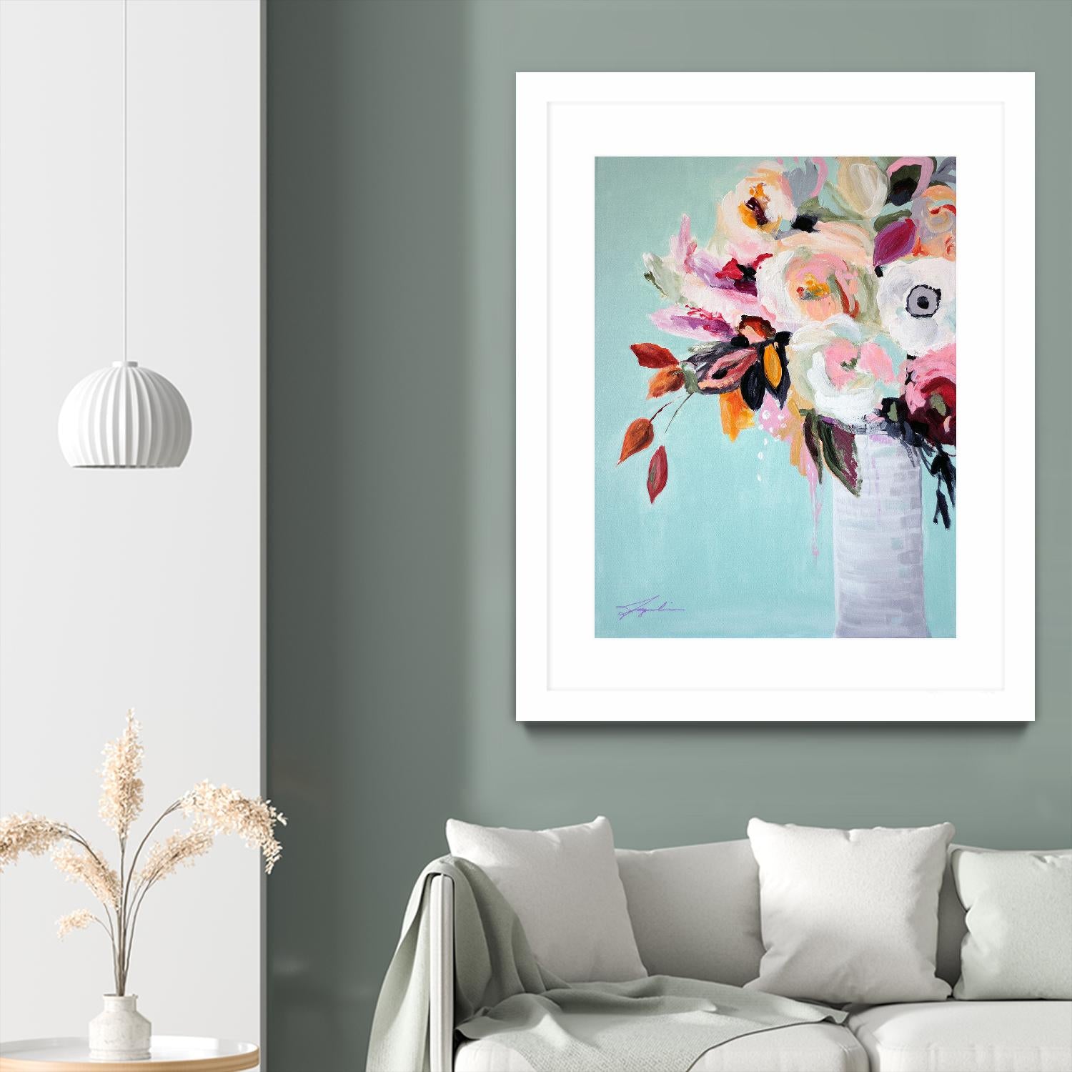 Fall Into Summer by Jacqueline Brewer on GIANT ART - multicolor floral/still life; contemporary